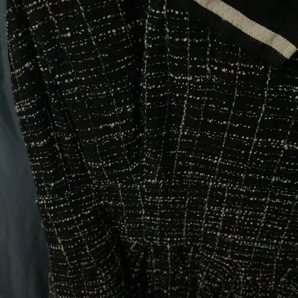 Nanette Lenore:Black/White Sleeveless Fit & Flare Dress- pockets- linen/cotton-6 - Image 4