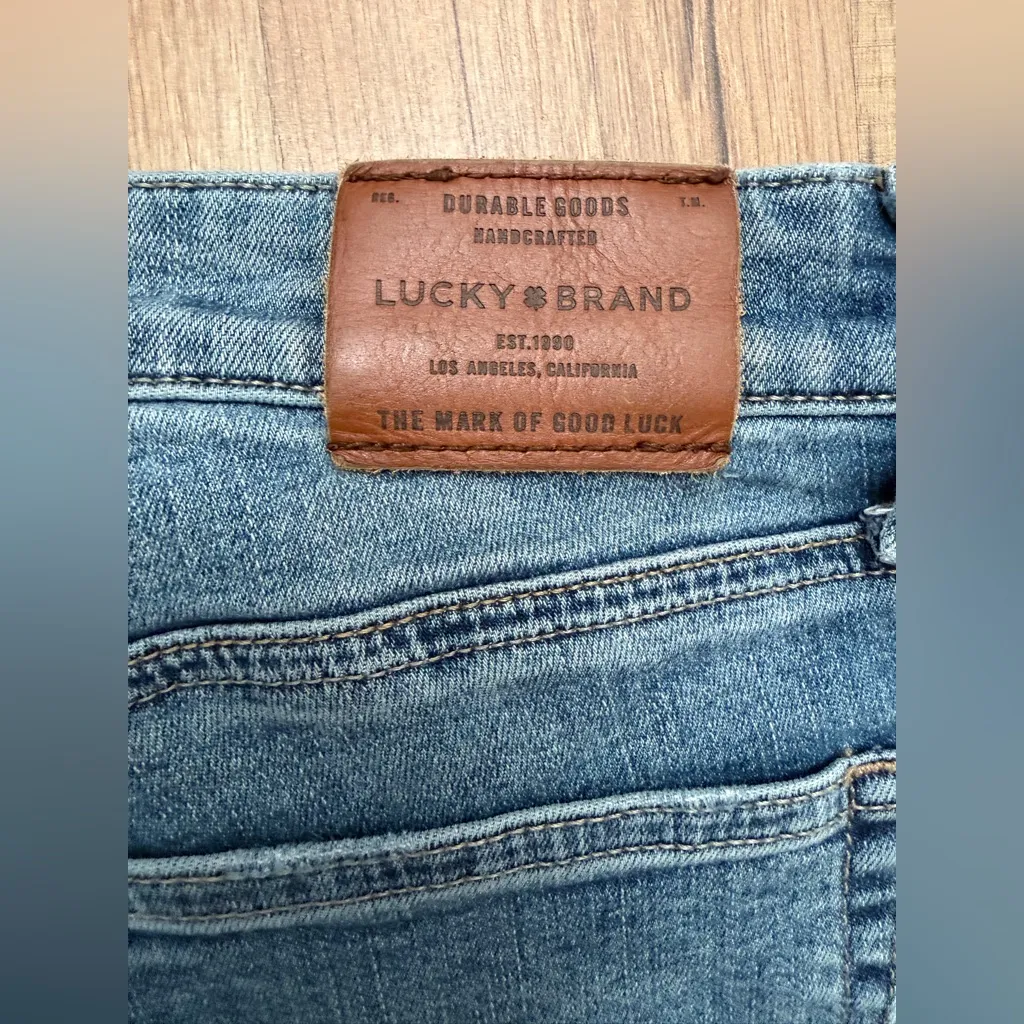 Lucky‎ Brand AVA Skinny Ankle Distressed Jeans Size 26 (2/26) Medium Wash - Image 7