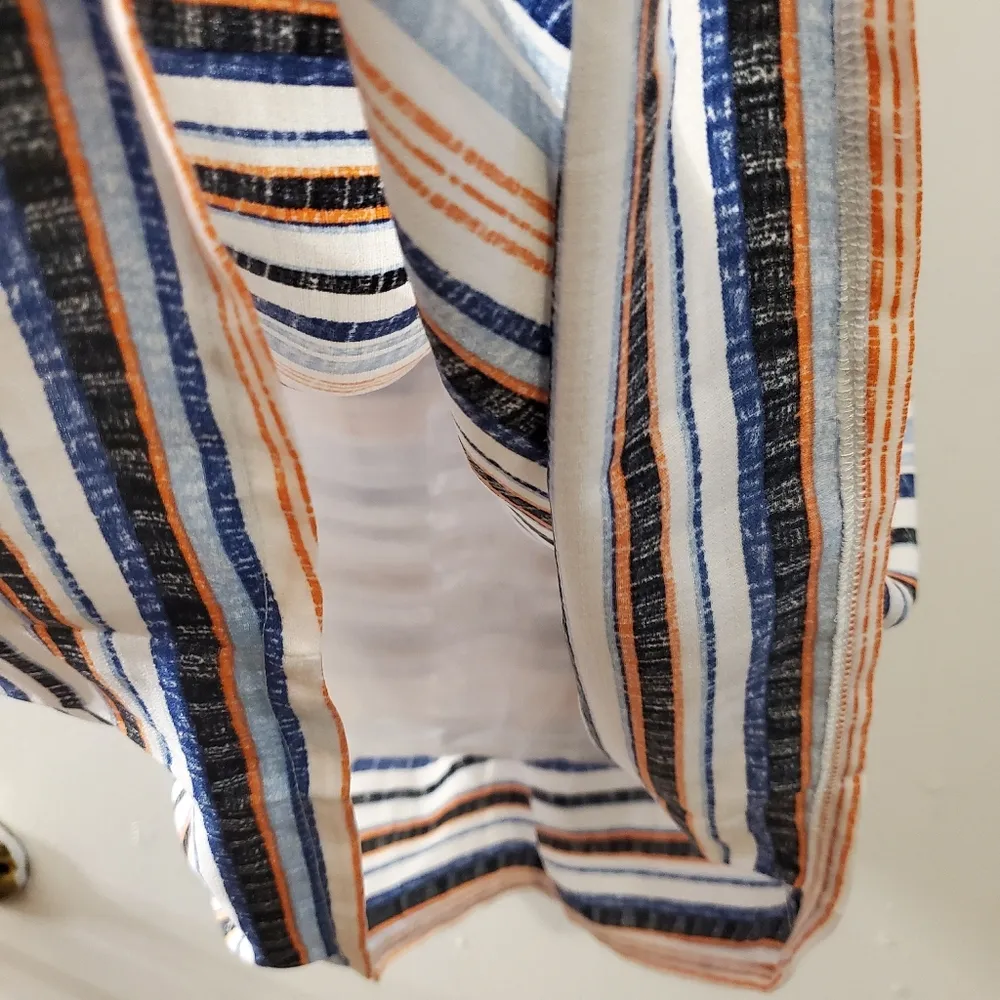 NWOT! Paper Plane Womens Multicolor Striped Dress Orange Size undefined - Image 10