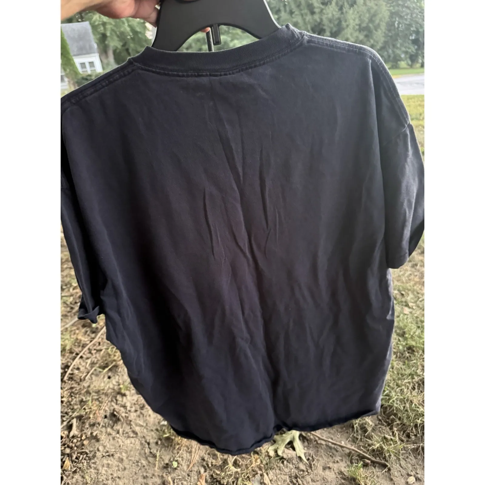 AS Sports Navy Blue Size XL Embroidered MICHIGAN WOLVERINES Tshirt Vintage - Image 5