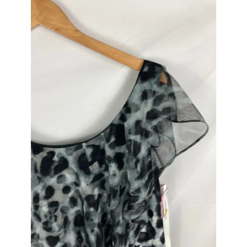 NWT NW Nightway Animal Print Dress Size 14 - Image 3