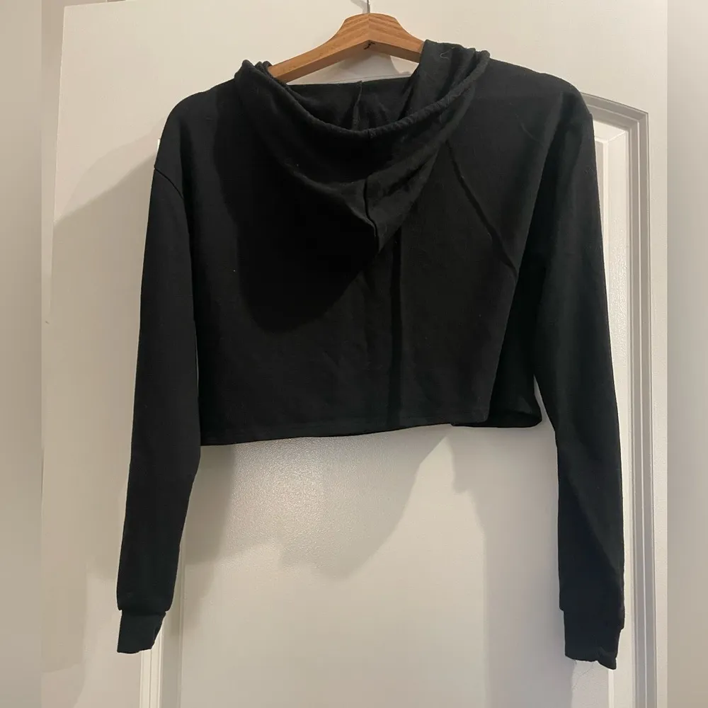 French Pastry “I Need Some Me Space” Alien Crop Hoodie - Image 2