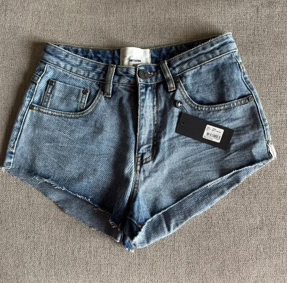 High Waist Cheeky Denim Shorts - Hollywood - Image 7