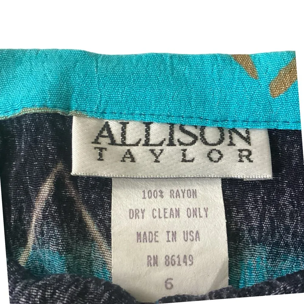 Vintage Allison Taylor Wrap Skirt - Image 3