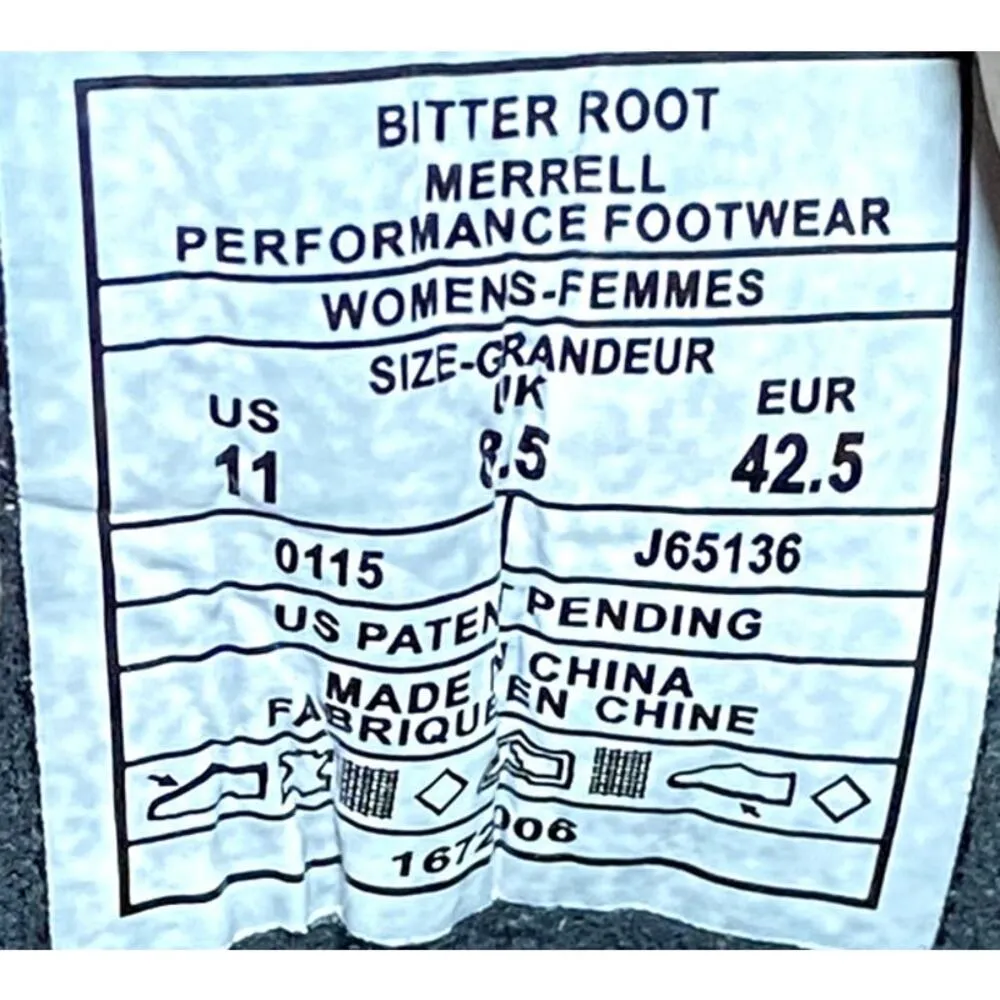 Merrell Chameleon Shift Ventilator Hiking Shoes Nubuck Vibram Bitter Root 11 - Image 6