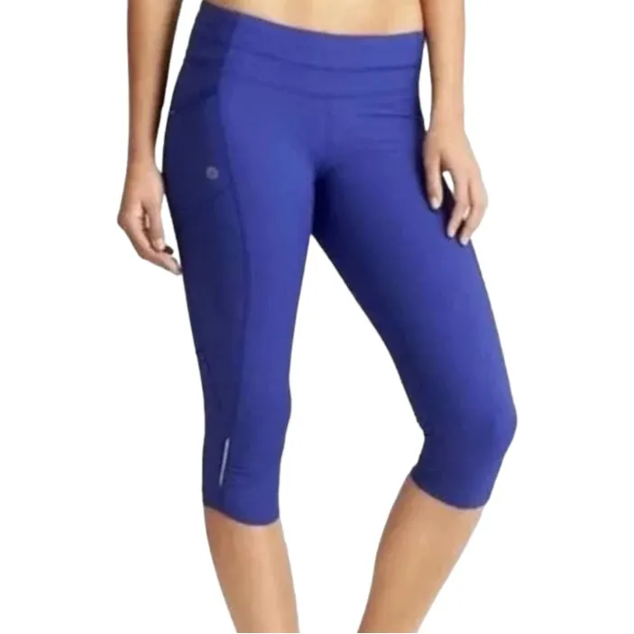Athleta🦎Donny Be Free Knicker Blue Capri Leggings🌵 - Image 3