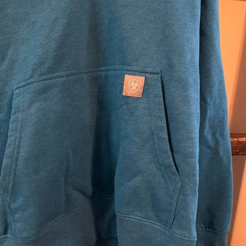 Ariat Blue Zip Up Sweater - Image 2