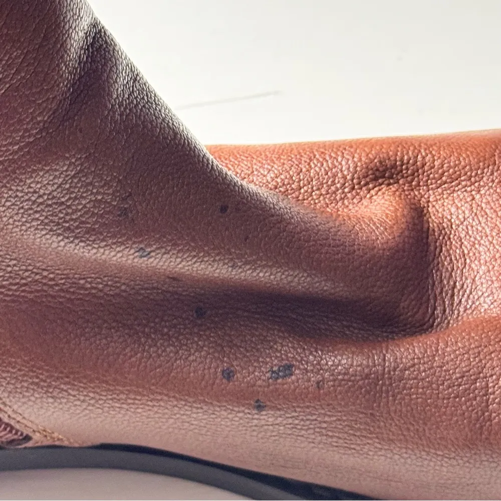 Cynthia Rowley Women's Cold Weather Winter Style Brown Leather Ankle Boots Sz 8 - Image 6