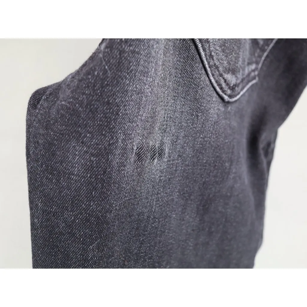 Mother Jeans Womens 24 Gray The Looker Ankle Fray Night Hawk Casual Made USA Black - Image 7