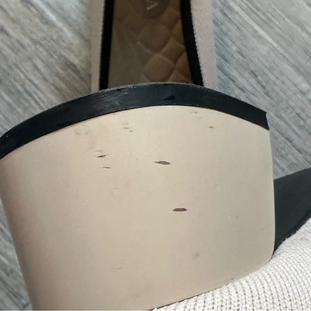 Vivaia Julie Womens chunky heels Size 36 Black Beige - Image 10