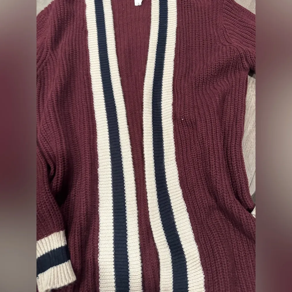 RDI open front burgundy cardigan ✨ - Image 7