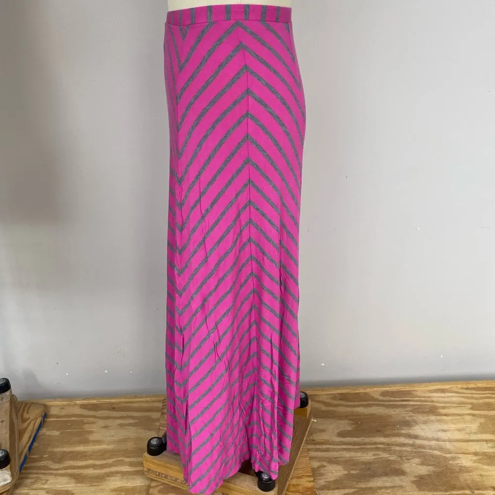 Chevron Maxi Skirt M - Image 3