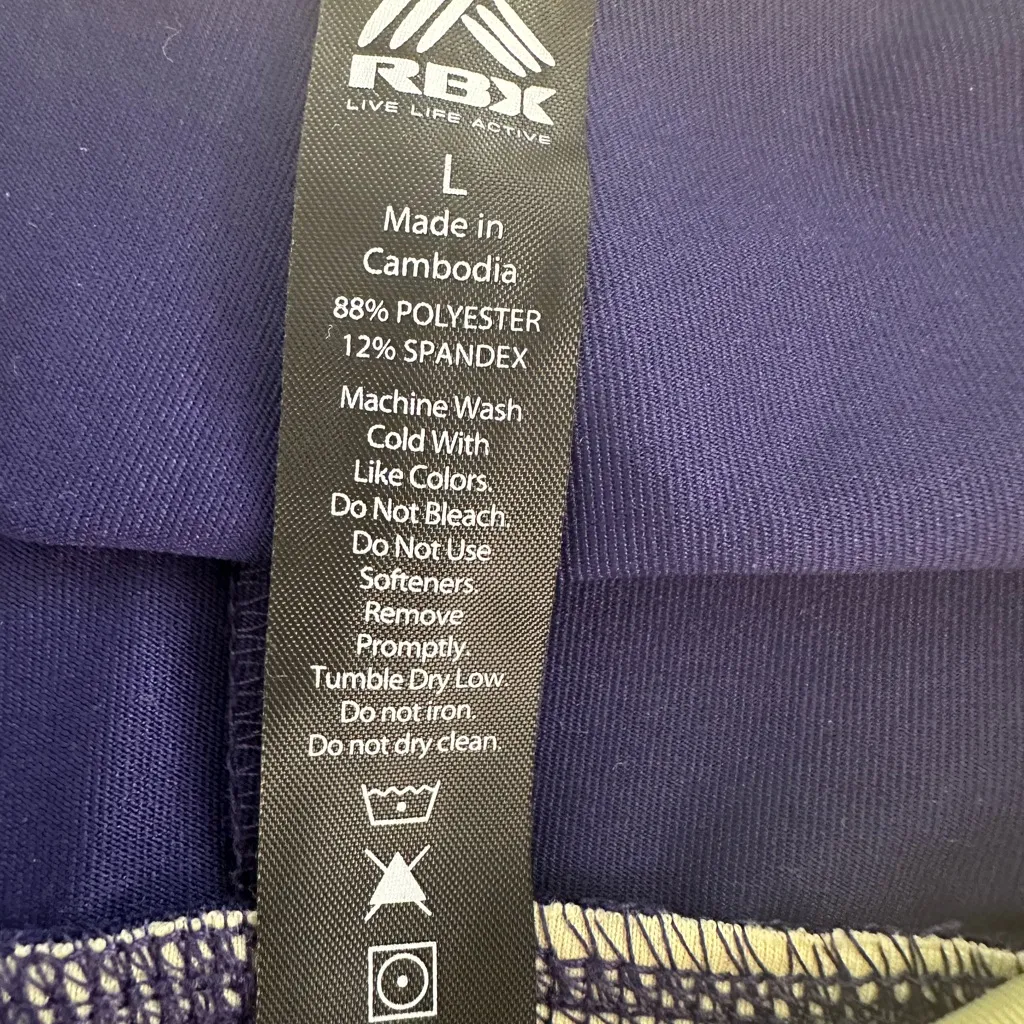 RBX Active High-Waisted Cropped Leggings (1035) - Image 9