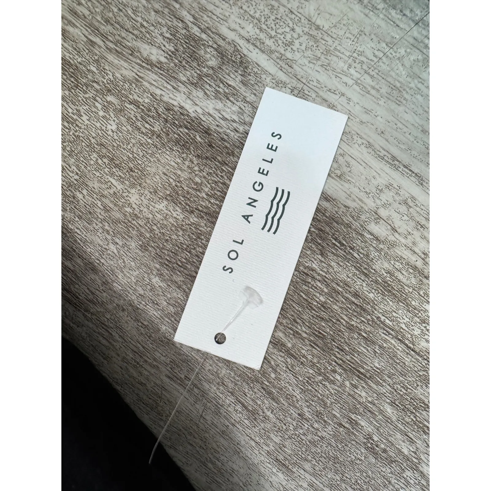 Sol Angeles Black Gauze Maxi Dress Tie Back Spaghetti Strap Plus Size XL - Image 5