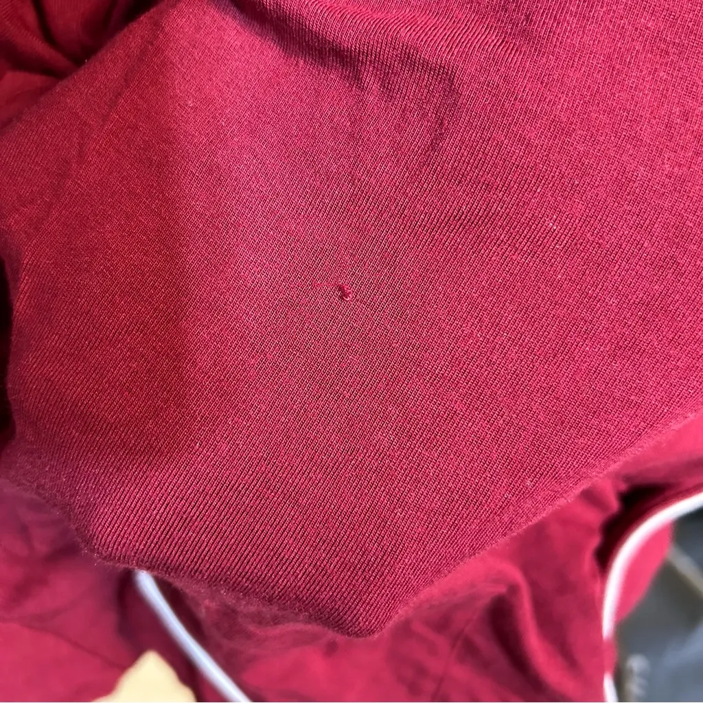 Eberjey Gisele Tencel Modal Long Sleeve Pajama Set in Bordeaux/Ivory Medium - Image 8