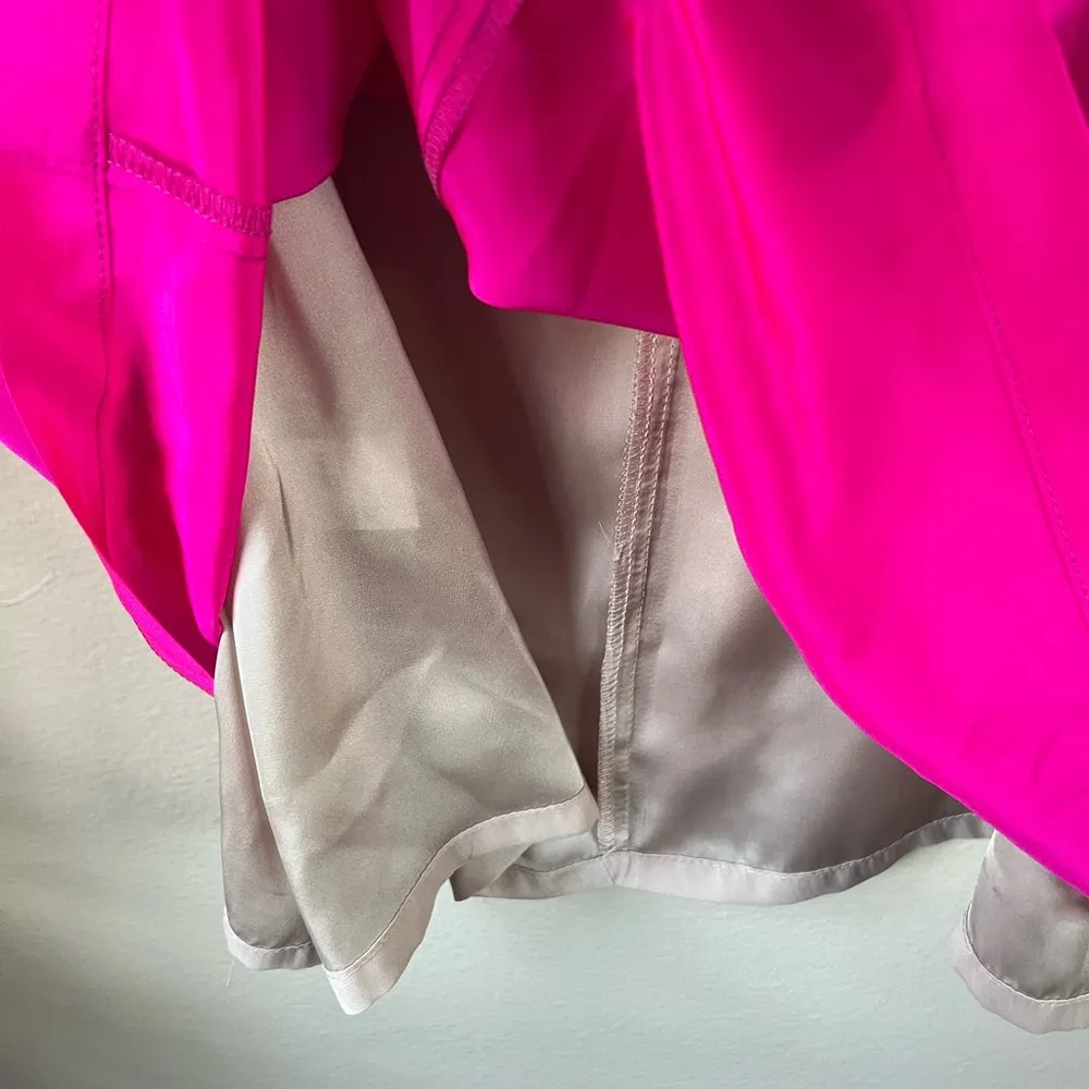 Amanda Uprichard Pink Silk Shift Dress - Image 5