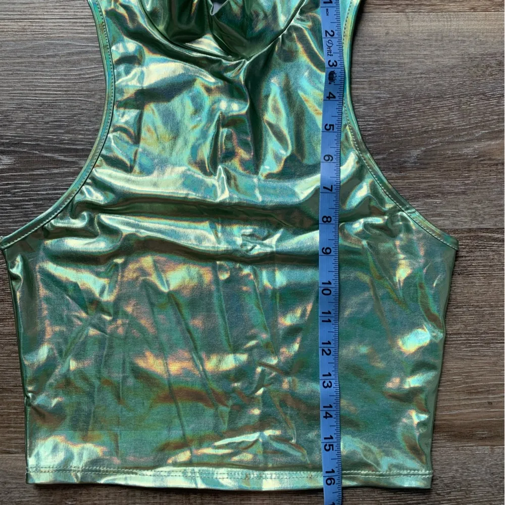 G Mini Metallic Green Top S - Image 6