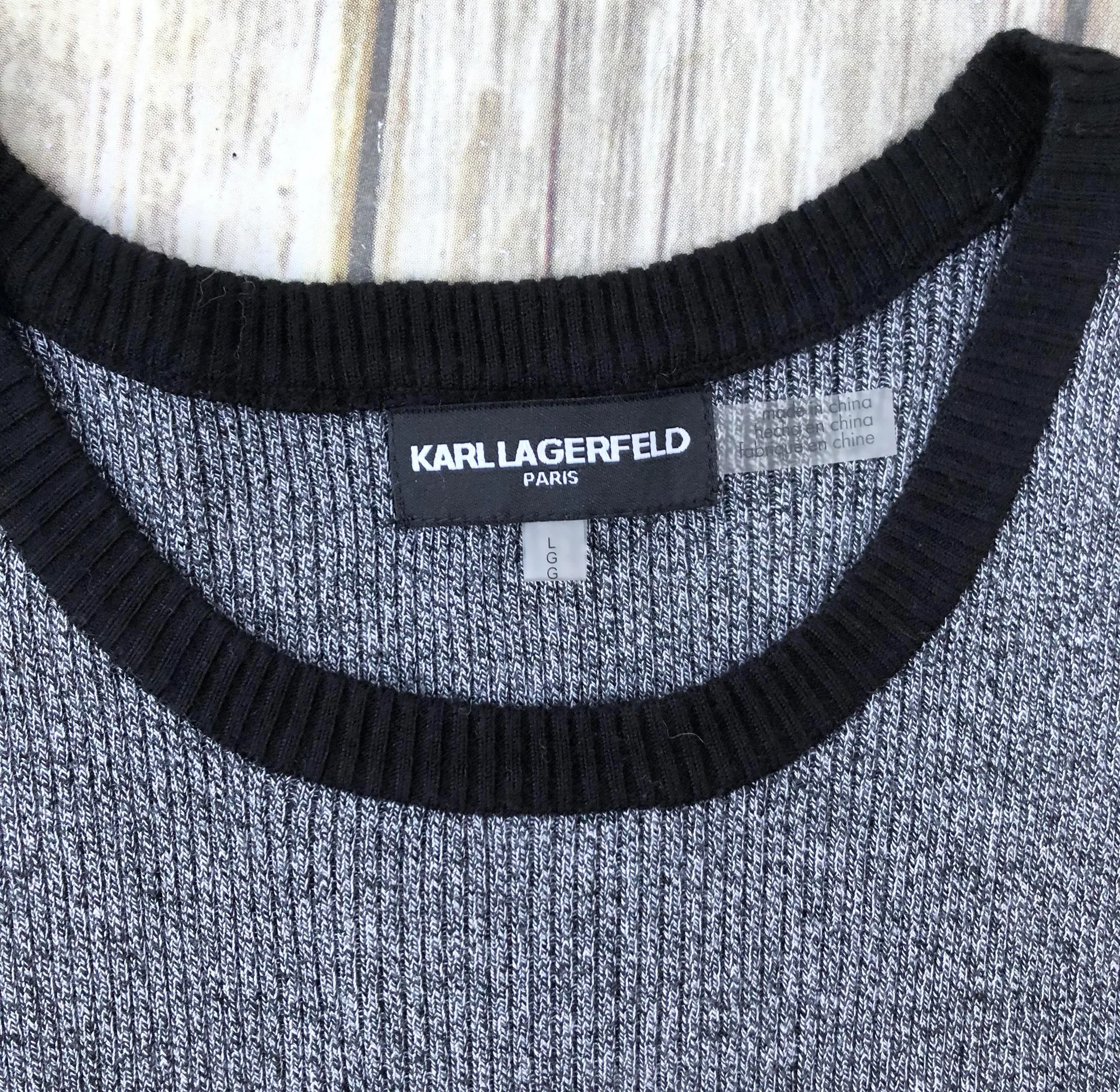 Gray Crew Neck Ribbed Sweater Vest - Image 6