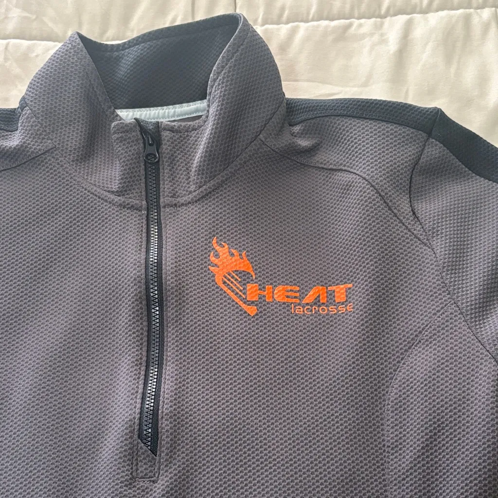 Heat Lacrosse Gray and Black Quarter - Image 2