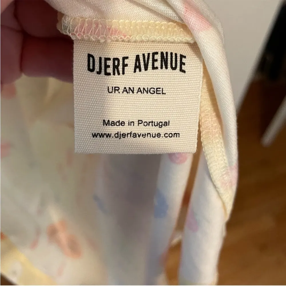 New Djerf Avenue go slow yellow fruit dress small - Image 9