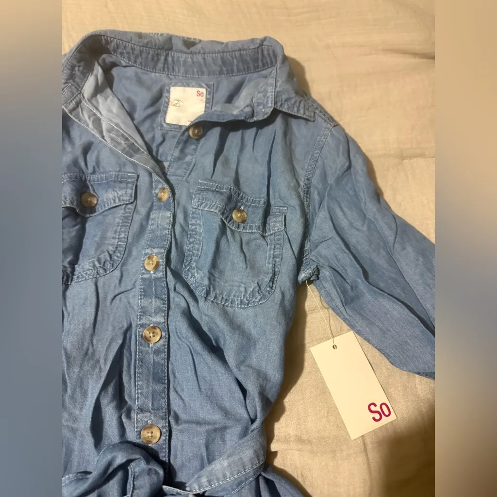 SO  Jean like dress, NWT - Image 2