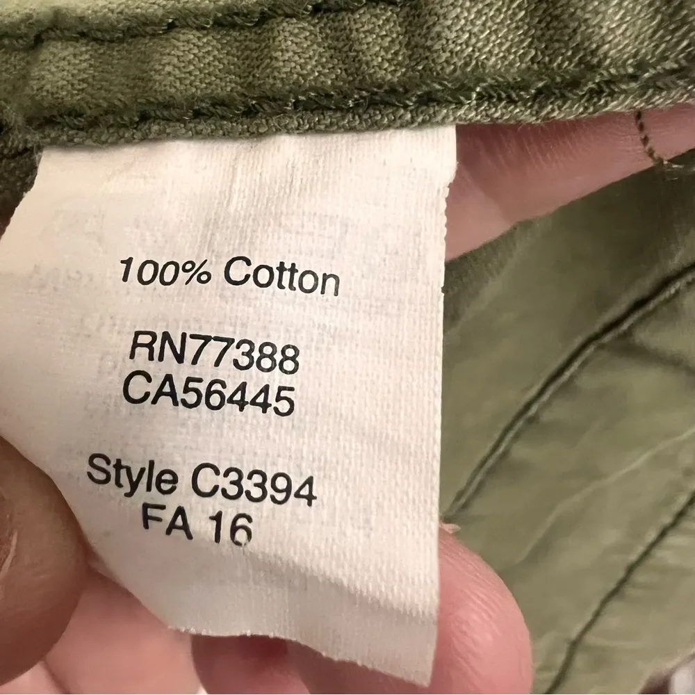 Women's Army Olive Green Military Utility Jacket Surplus Fleet Small - Image 13