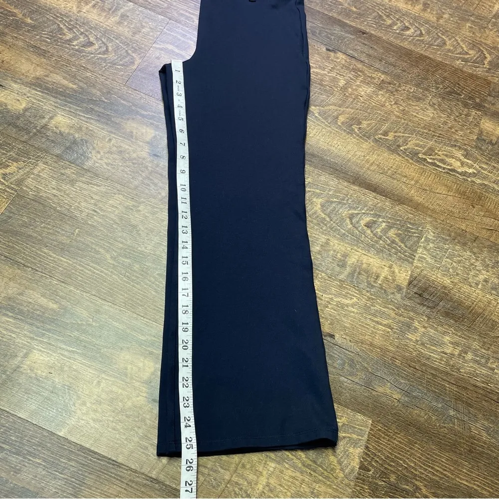 Quince Womens Ultra-Stretch Ponte Bootcut Pants Navy Blue Medium Crop Ankle - Image 8