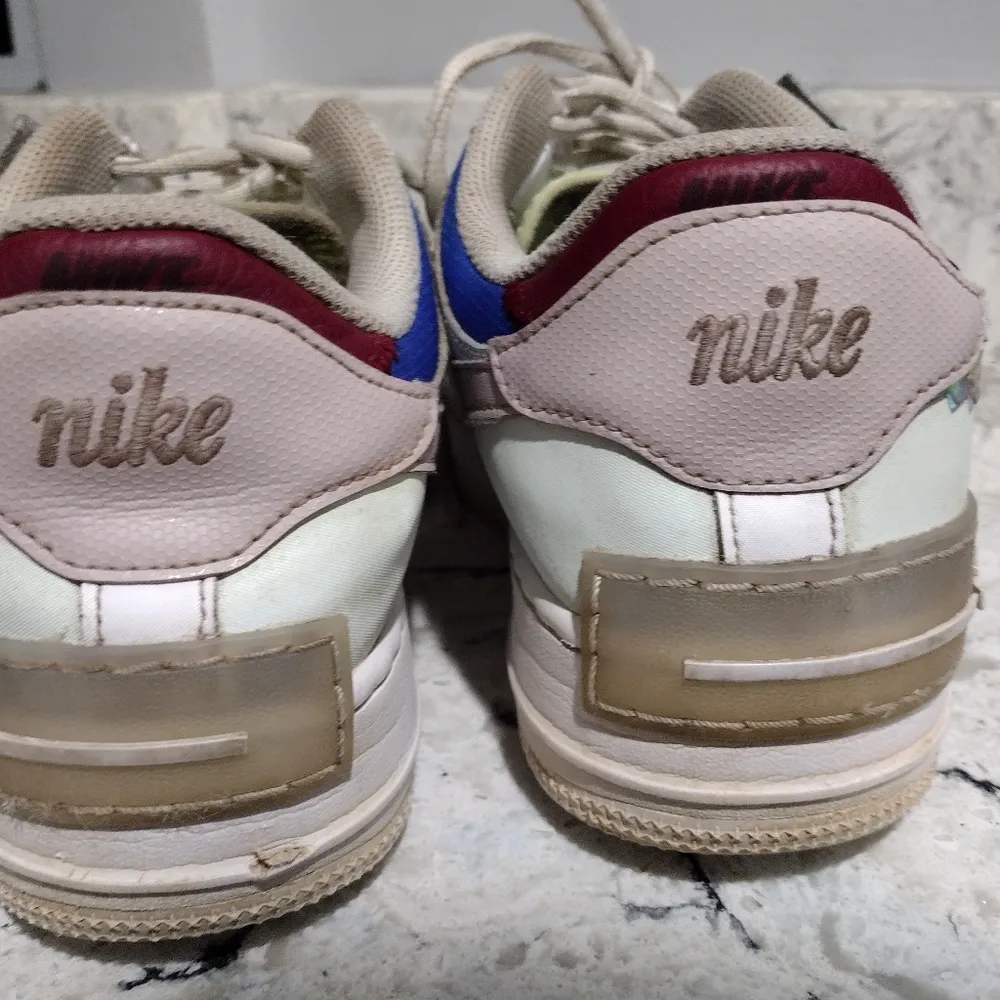 Women’s Air Force 1 Shadow Pixel Swoosh Barely Green and White Shoes sz 10 - Image 7