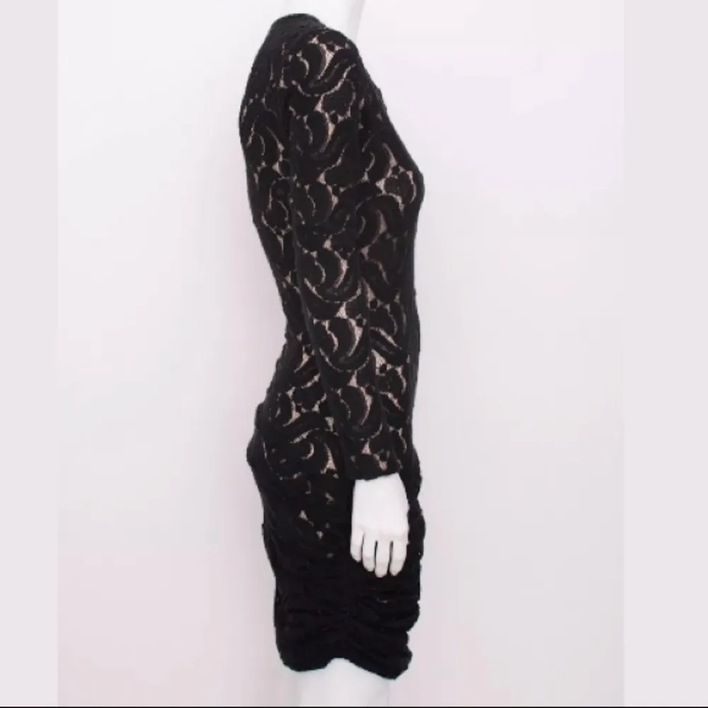 A.L.C Black Nude LongSleeve Bodycon Cocktail dress - Image 4