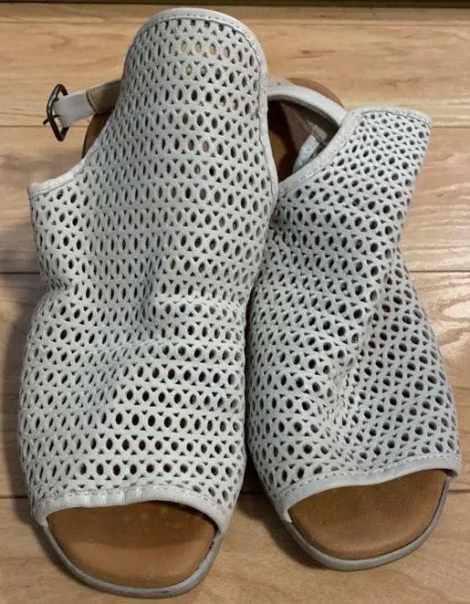 Eric Michael Leather Cut Out Sandal Booties  - Image 5