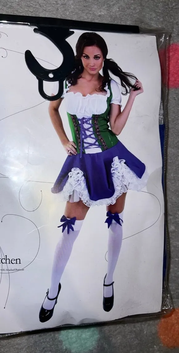 Vintage Oktoberfest Dress Costume Green - Image 2