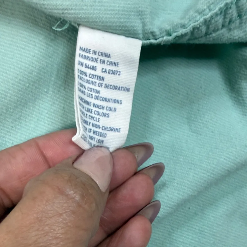 American Eagle Outfitters Mint Green Shirt - Image 6