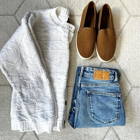 New VINCE Boiled Wool Blair  Slip On Sneaker Slides Sz 7 - Image 2