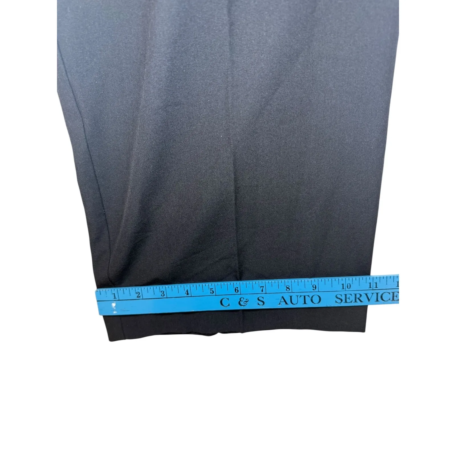 Avenue Women's Black Trouser Cool Hand Straight Leg Pants Classic Size 26T New - Image 8