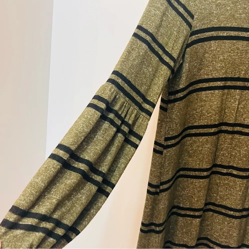 As U Wish  Boutique green gray sweater dress sz Large - Image 62