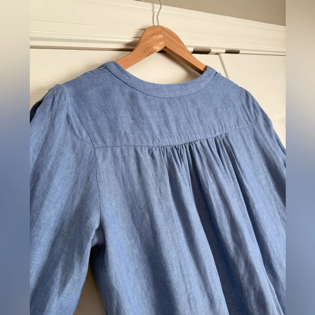 Tuckernuck Pomander Place Frankie Dress Blue Size L - Image 5