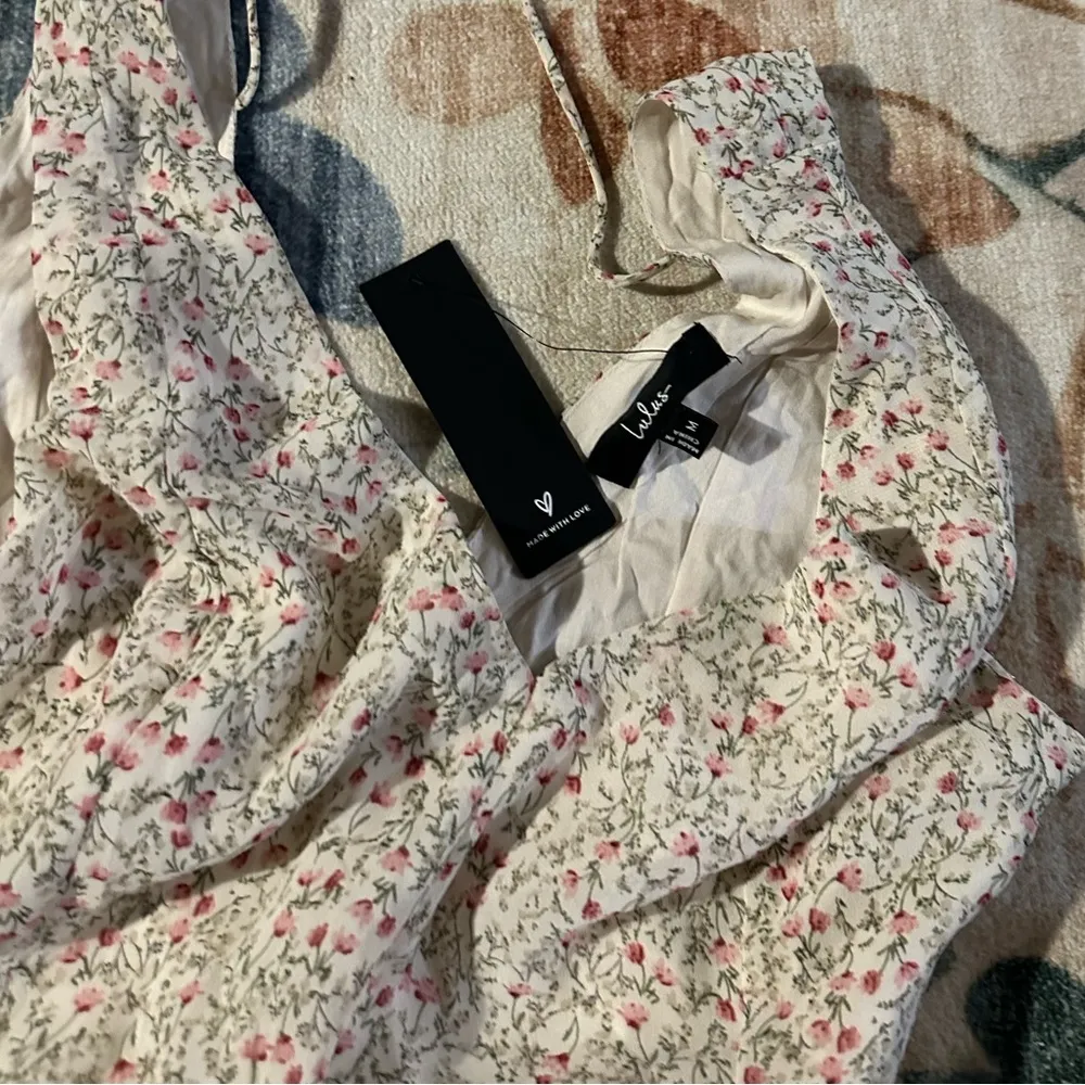 LULU’S Your Only Darling Ivory Floral Print Sleeveless Midi Dress - Image 11