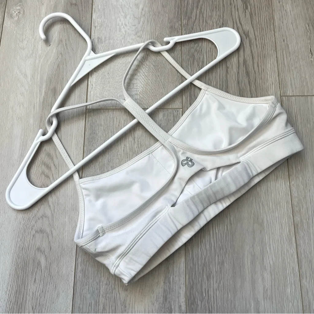 TNA Sports Bra racerback womens White (small) activewear workout gym tnaction - Image 2