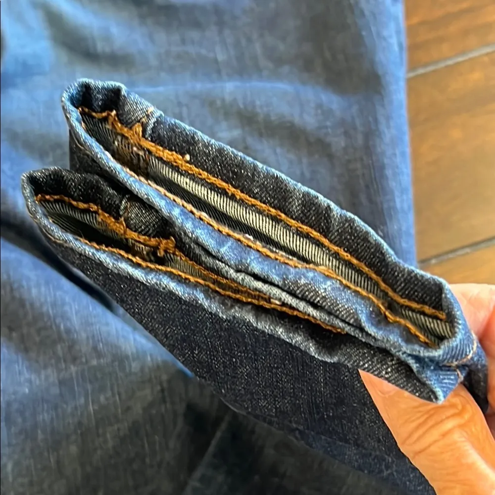 J CREW 9” High Rise Toothpick Skinny Dark Wash Jeans Size 27 - Image 5