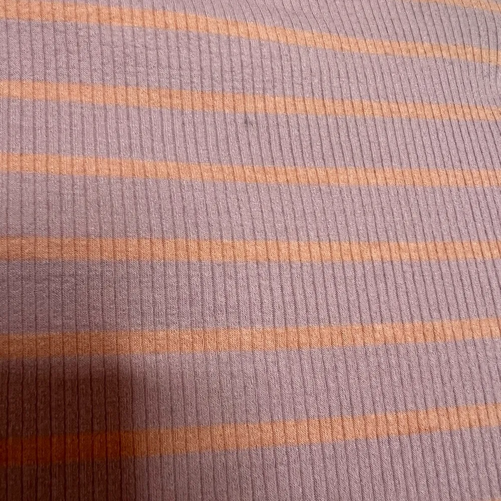 We The Free / Free People Good Find Striped Bell Sleeve Lettuce Hem Blouse - Image 10