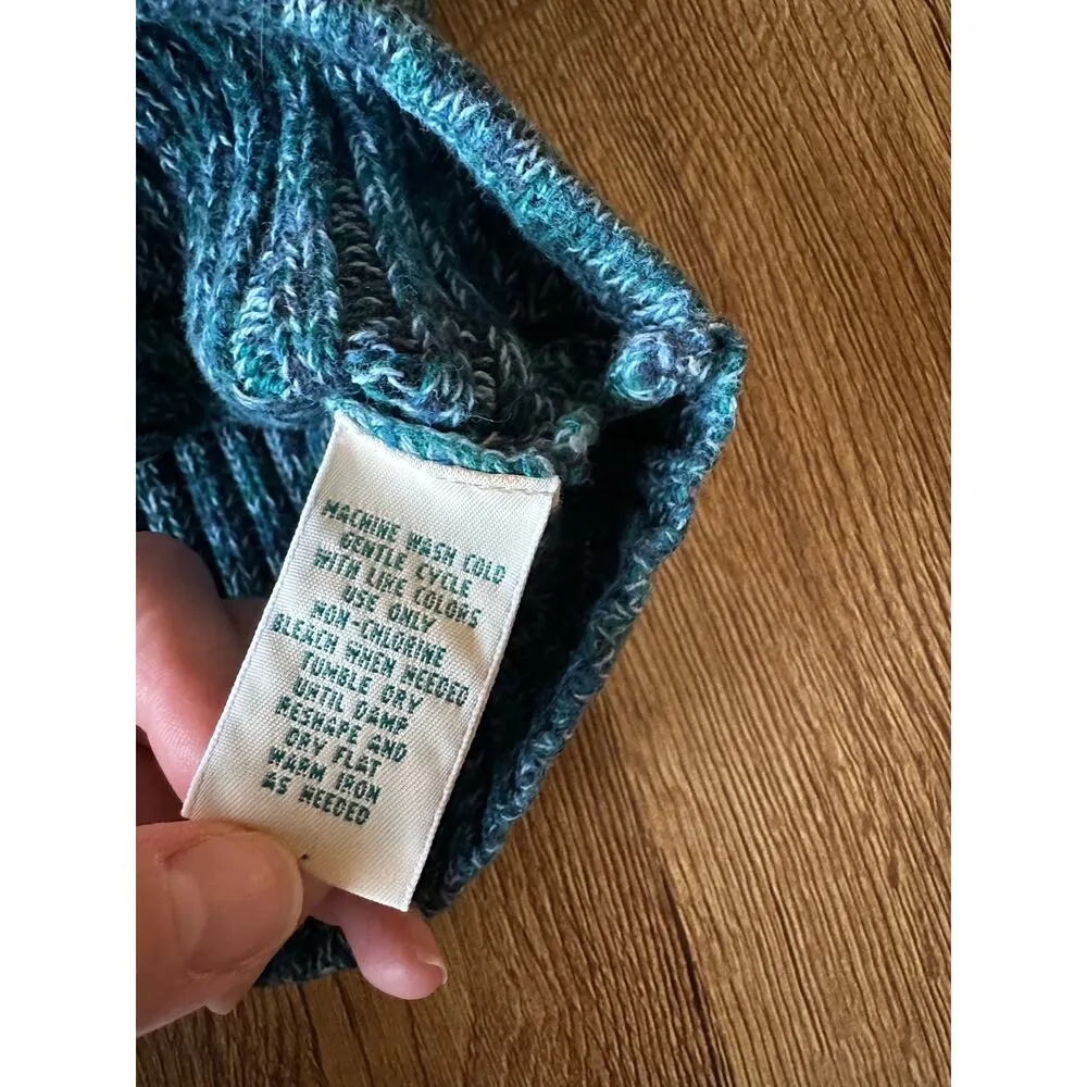 St. John's Bay Vintage Women's Teal Sweater Size Large - Image 3