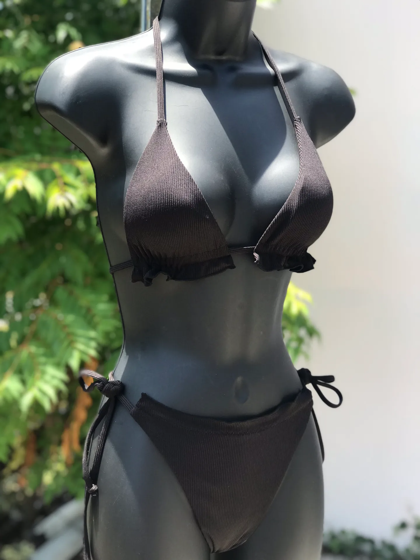 Black Two Piece Bikini Set - Image 4