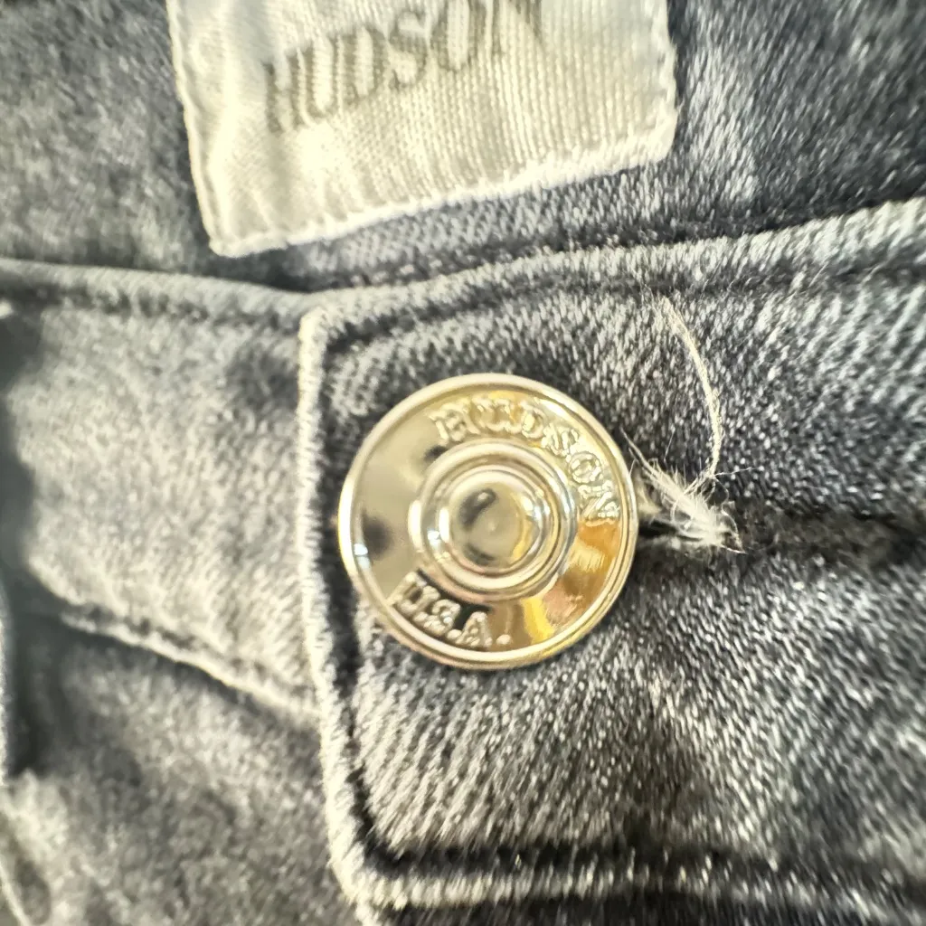 Hudson Zoeey HR Cut Off BF Bermuda Shorts Sz 26 Color Mali - Image 7