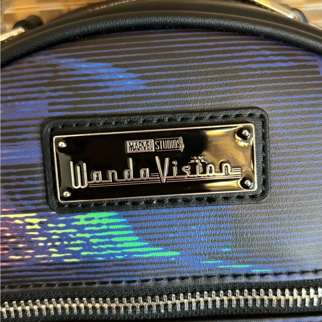 NWT Loungefly Disney Marvel Studios WandaVision Chibi Static scene backpack bag - Image 5