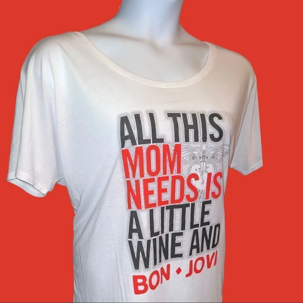 Bella white top with fun sayings on front! White Size undefined - Image 7