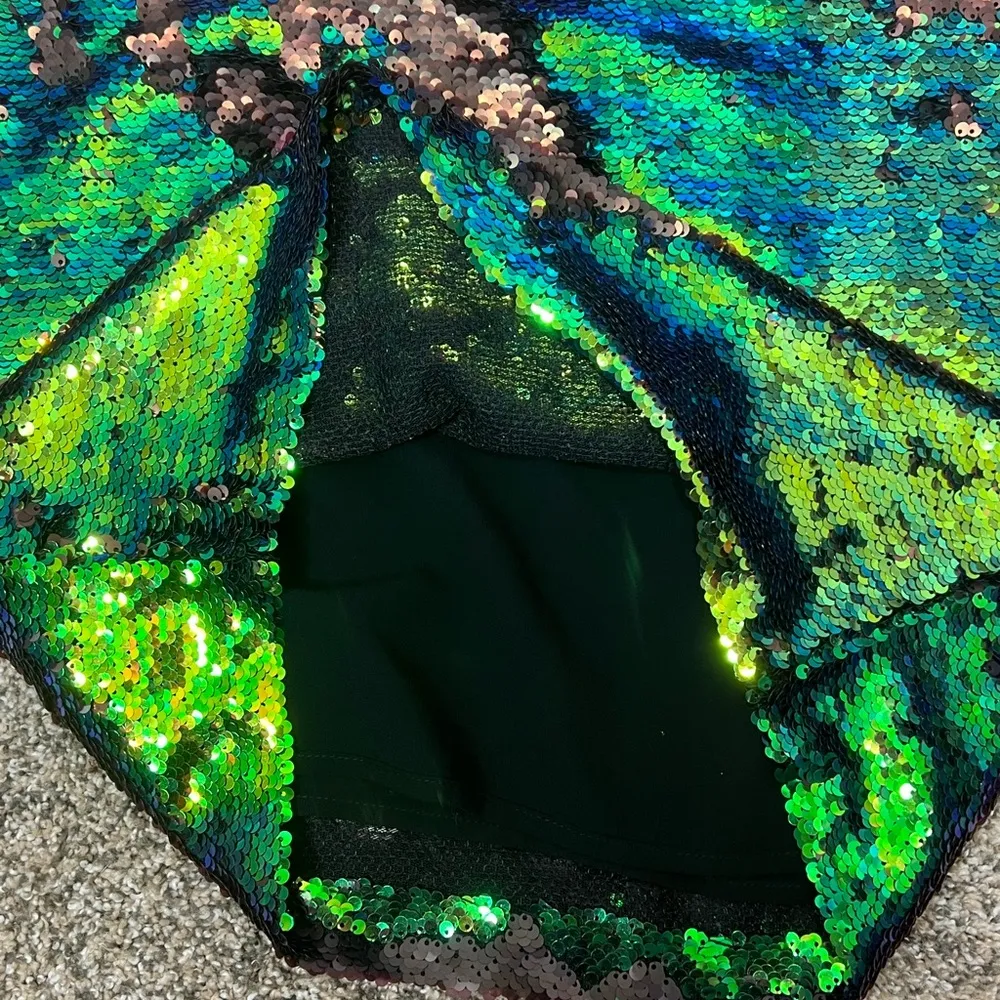 Dance and marvel high waisted sequin pencil skirt small - Image 8