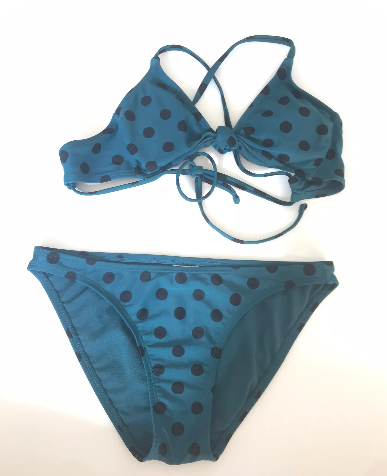 Polka Dot Swimsuit Set Multi - Image 2