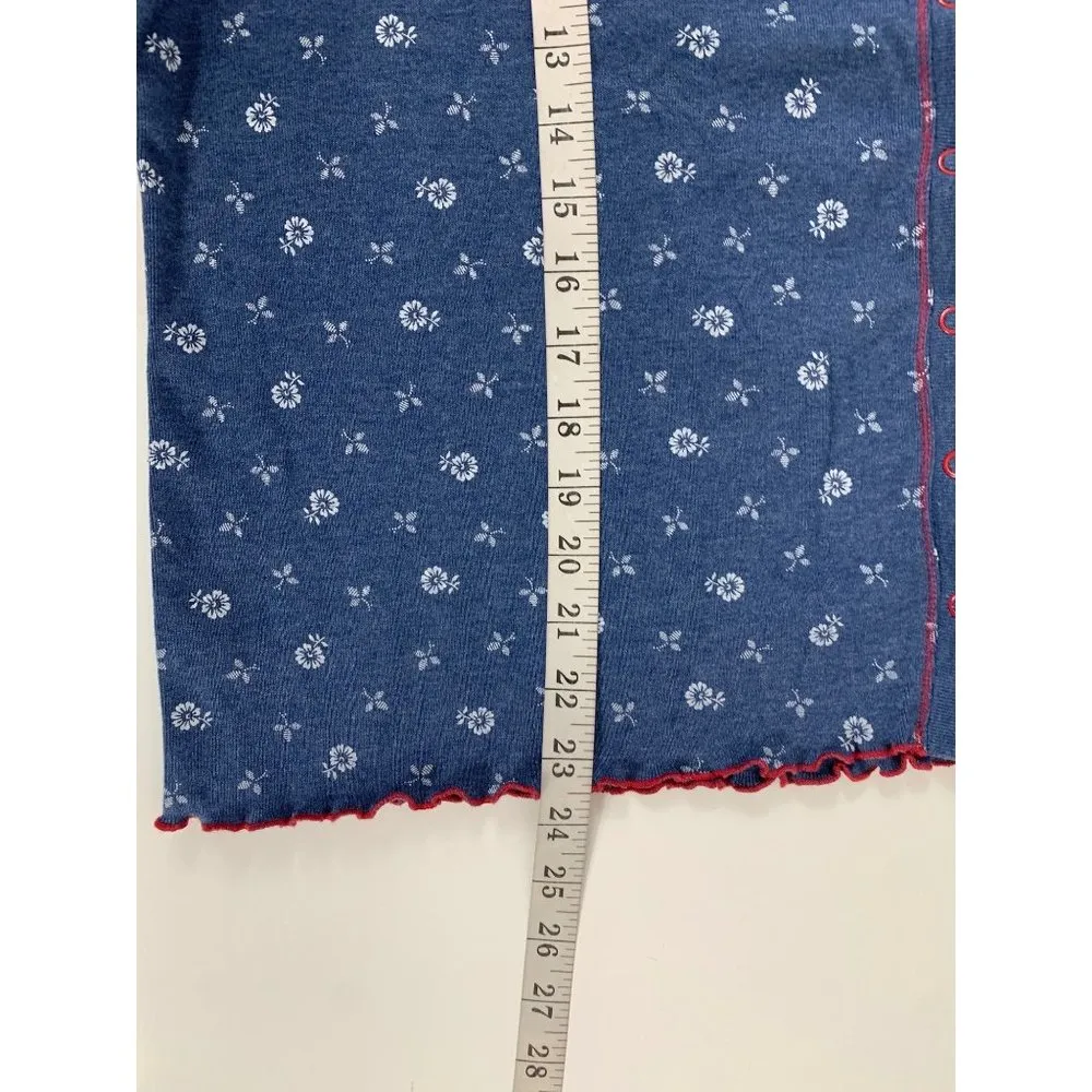 Crazy Horse Women's Sleep Top Blue Size 2X - Image 5