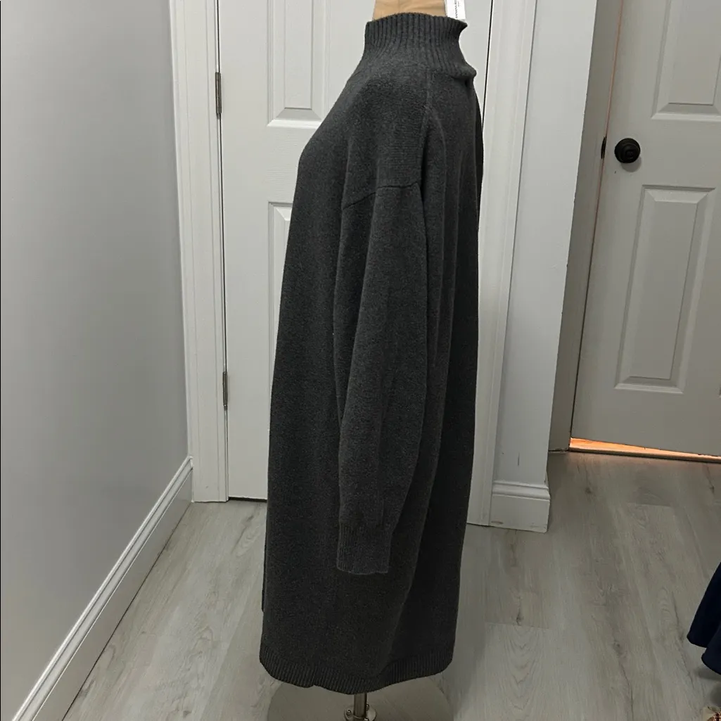 Banana Republic Factory Gray Turtleneck Sweater Dress - Image 6