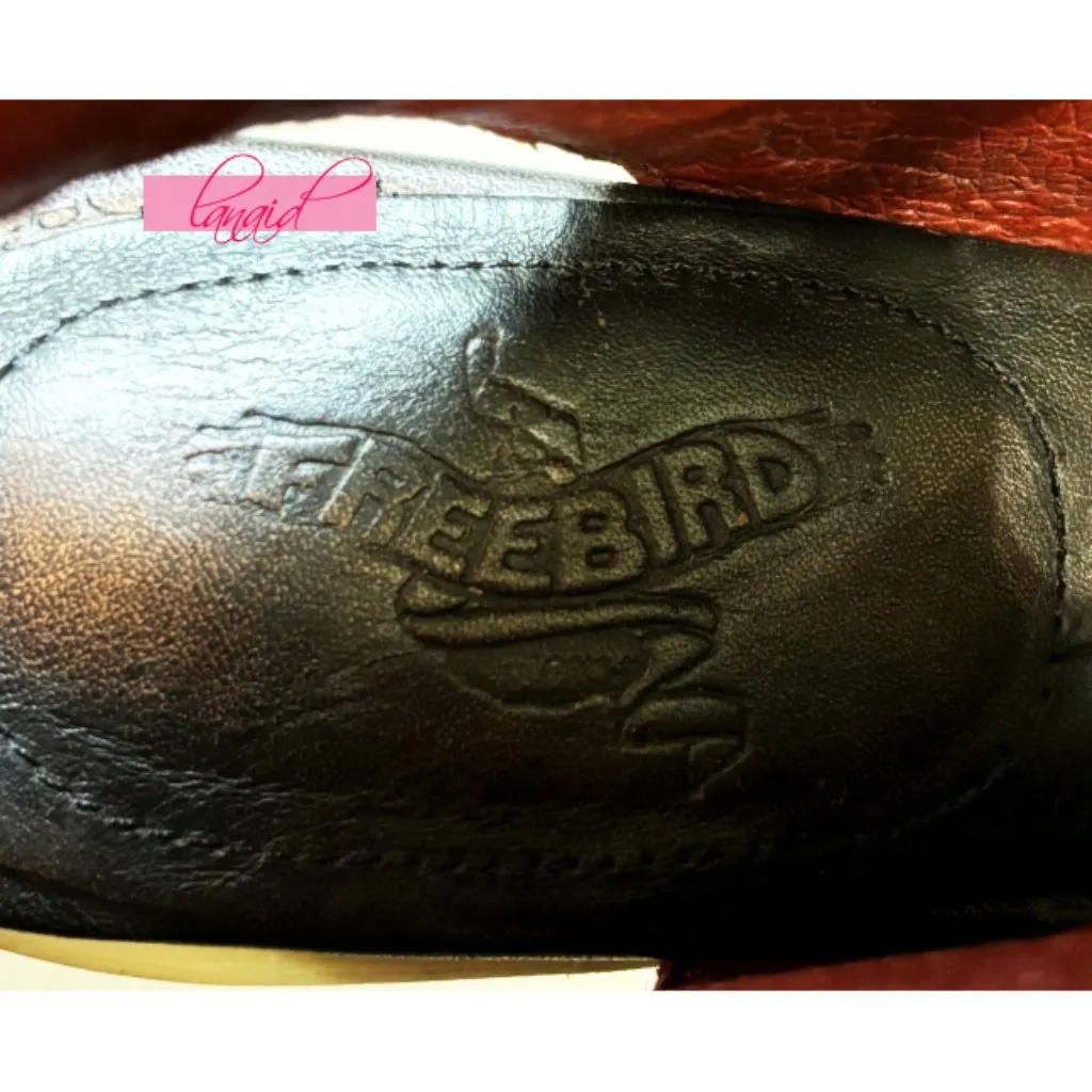 Freebird Steven Quail Black Brown Leather Buckle Cut-Out Low-Heel Sandal Booties - Image 8